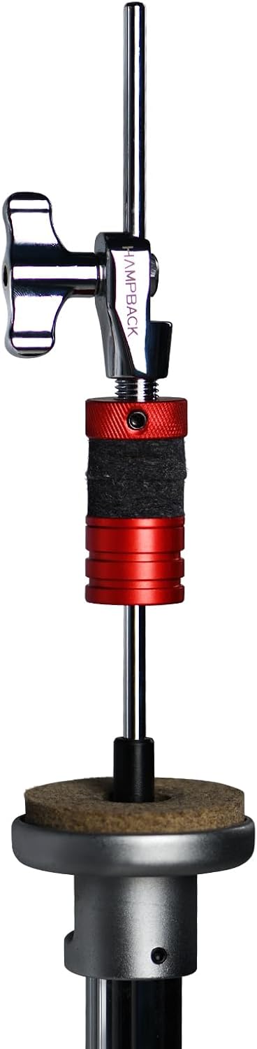 Magnetic Hi-Hat Clutch, Quick-Install Drum Hi-Hat Clutch with Chrome Finish, Durable & Stable Magnetic Lock System, Easy to Install, Fits Most Standard Hi-Hat Stands