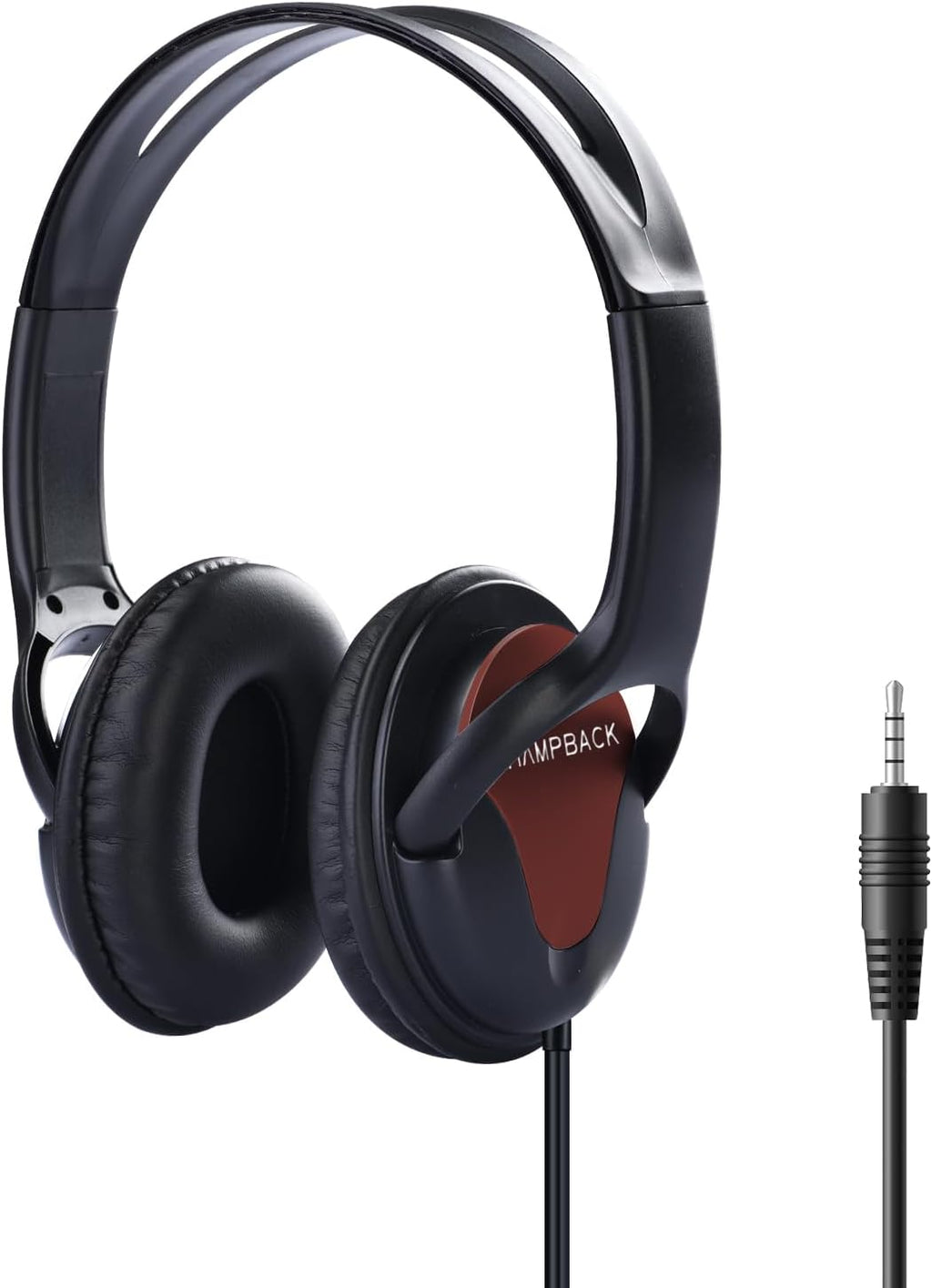 HAMPBACK Over Ear Headphones, Premium Sound Performance Wired Headphones for Electronic Drum, Phone, PC, Etc