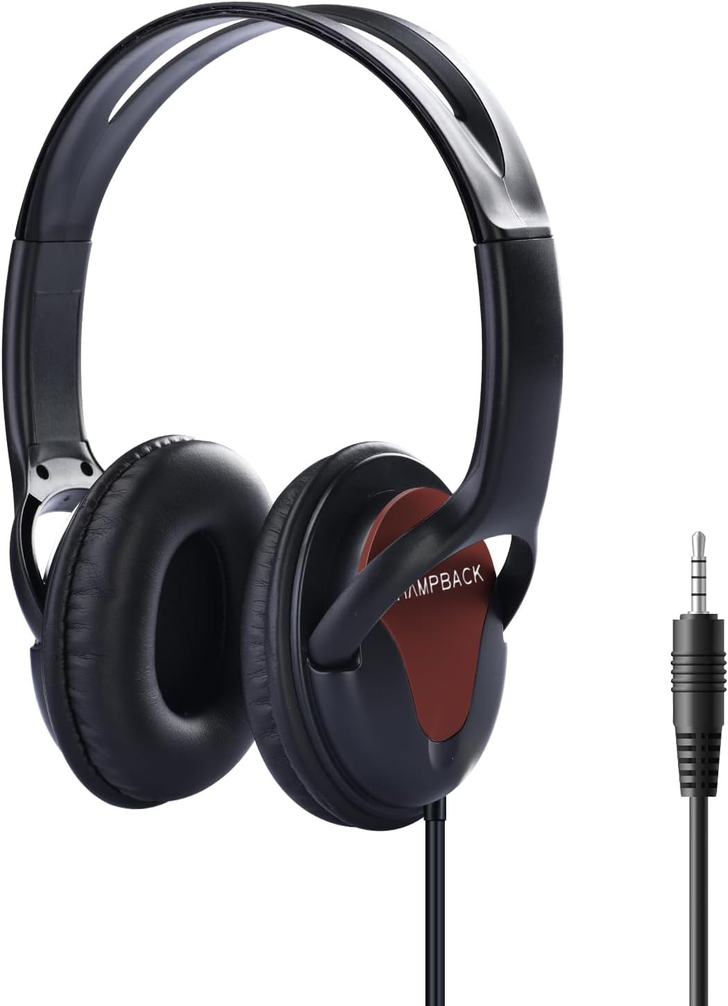 HAMPBACK Over Ear Headphones, Premium Sound Performance Wired Headphones for Electronic Drum, Phone, PC, Etc