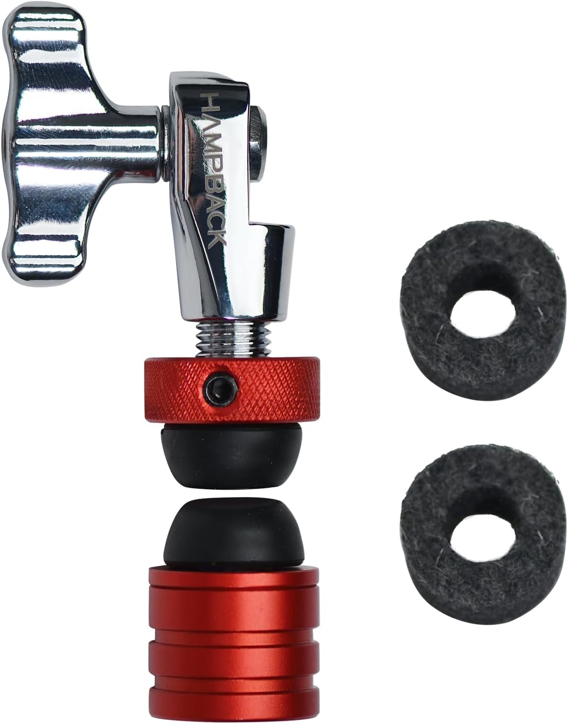 Magnetic Hi-Hat Clutch, Quick-Install Drum Hi-Hat Clutch with Chrome Finish, Durable & Stable Magnetic Lock System, Easy to Install, Fits Most Standard Hi-Hat Stands
