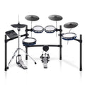 HAMPBACK ACE-360 Electric Drum Set for Adults, 10'' Snare Drum, 3x12" Cymbals with Choke, 12" Independent Hi-Hat, 5" Bass Drum, 52+ Drum Kits, 918 Sounds, Bluetooth Connection, Suitable for Advanced